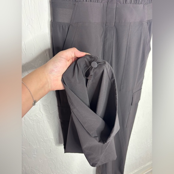 Athleta Brooklyn Utility Jumpsuit Plum Color Size 2 - Picture 9 of 12